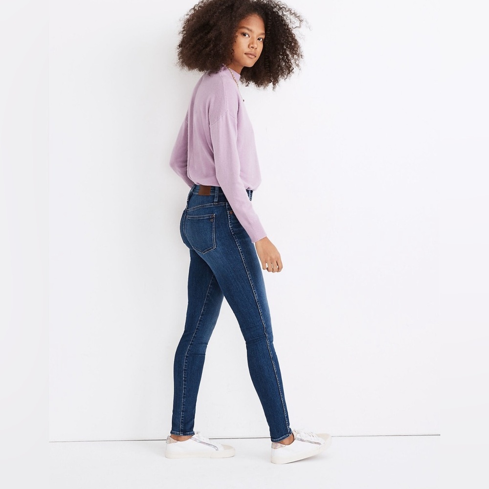 10" High-Rise Skinny Jeans in Bradshaw Wash
